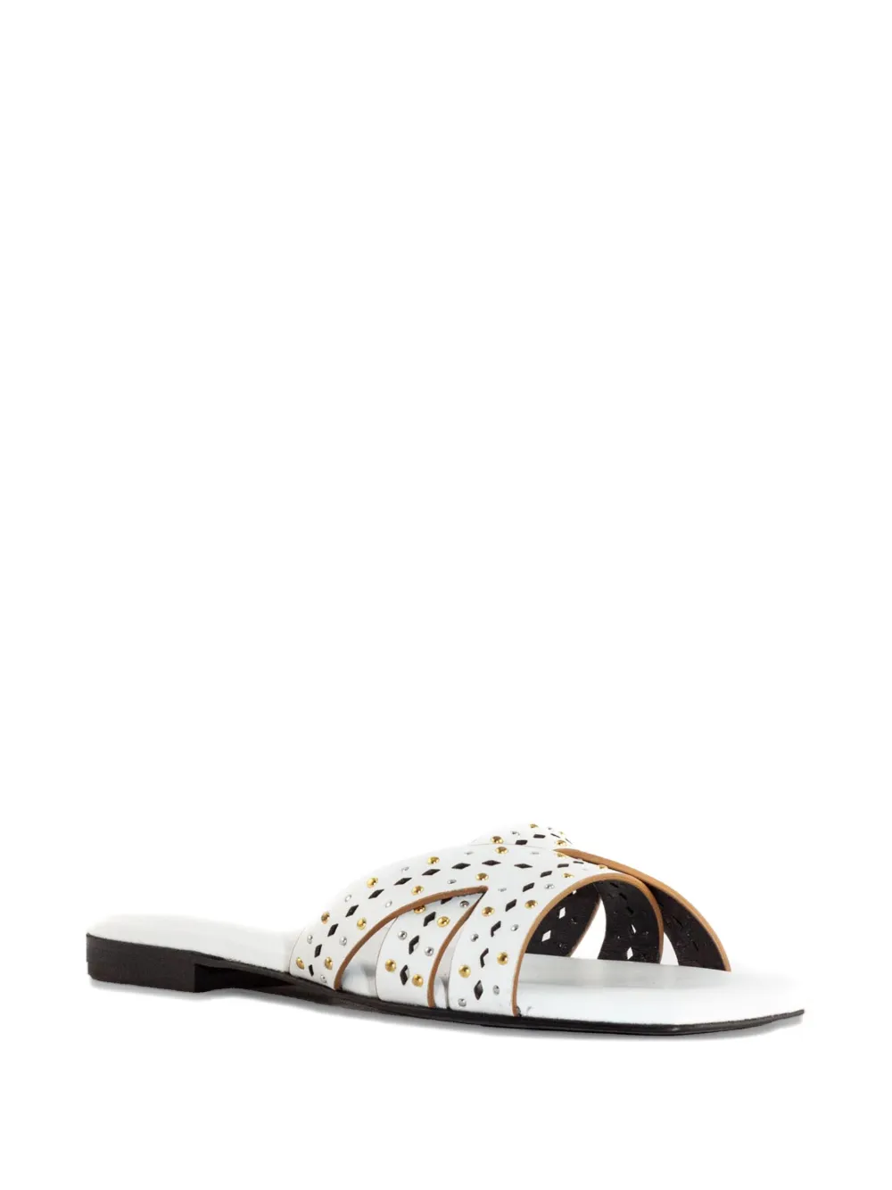 Donnarì leather stud-embellished sandals | Flat Sandals | Image 2