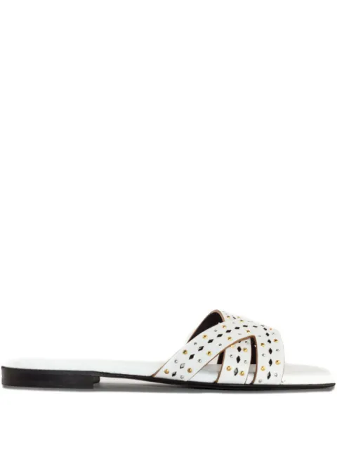 Donnarì leather stud-embellished sandals