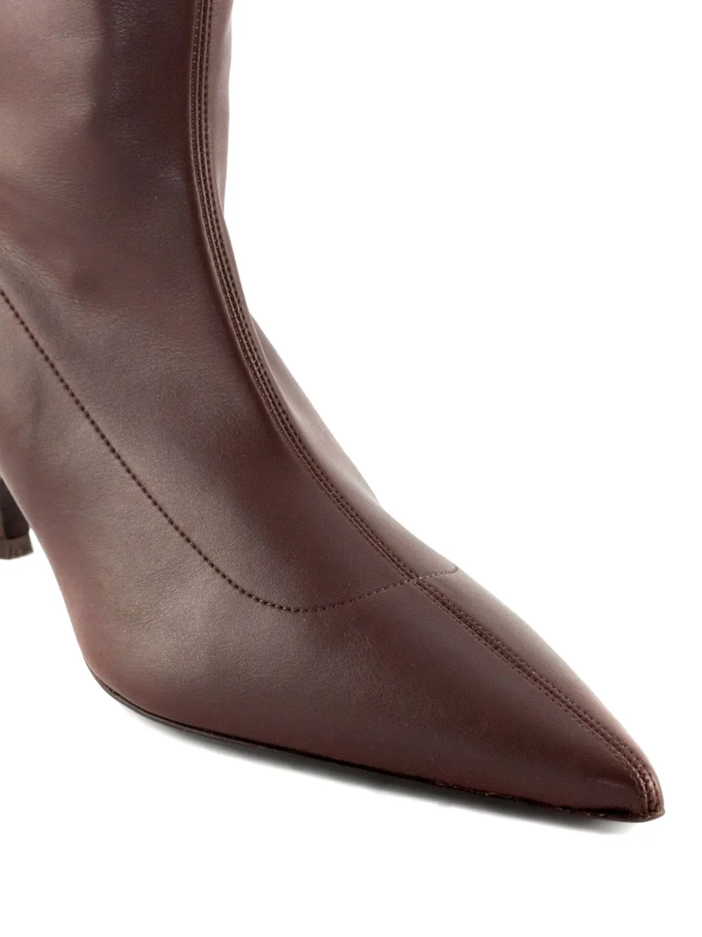 GIABORGHINI 50mm pointed-toe boots Red