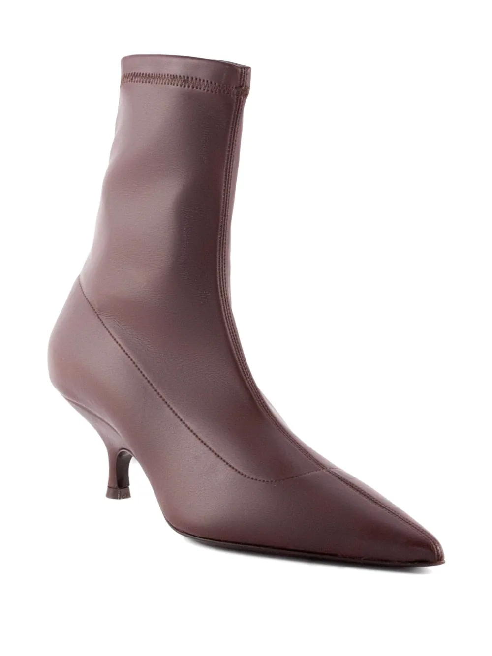 GIABORGHINI 50mm pointed-toe boots Red