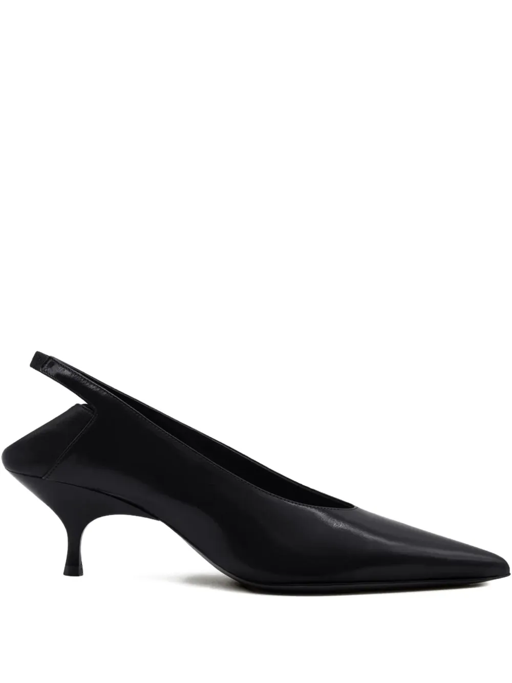 GIABORGHINI 50mm slingback pointed-toe heeled pumps Black