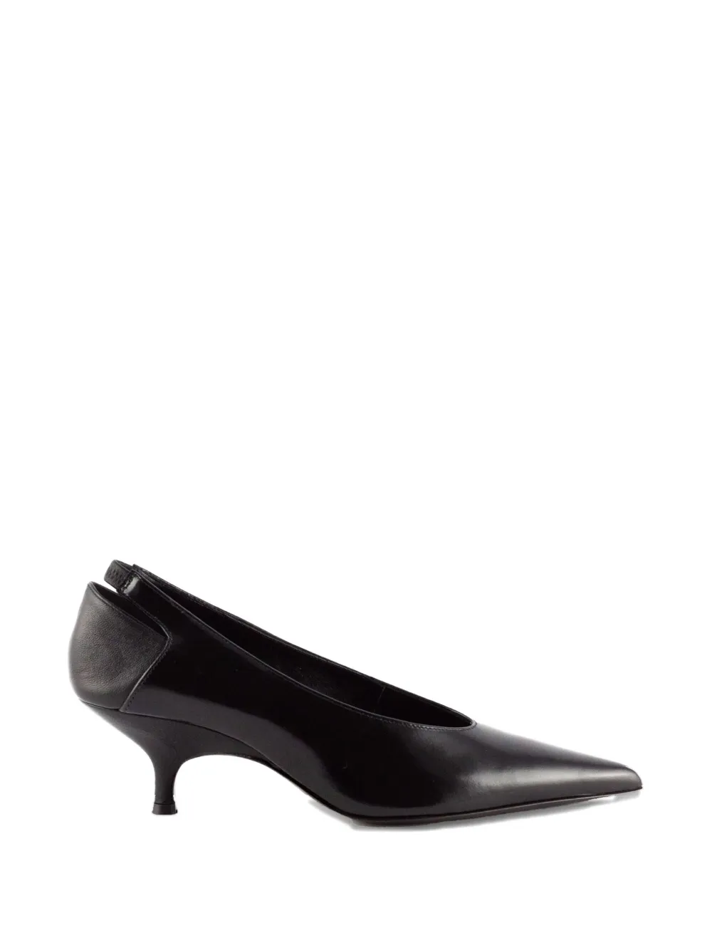 Gia Borghini 50mm Slingback Pointed-toe Heeled Pumps In Black