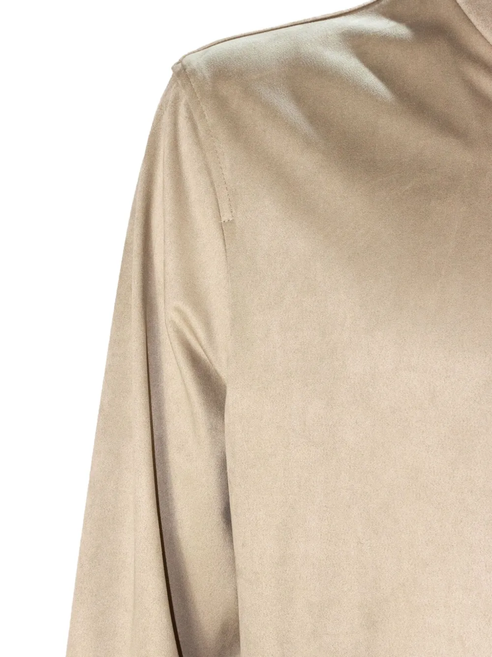 Herno Stand-collar Welt-pocket Bomber Jacket In Neutral
