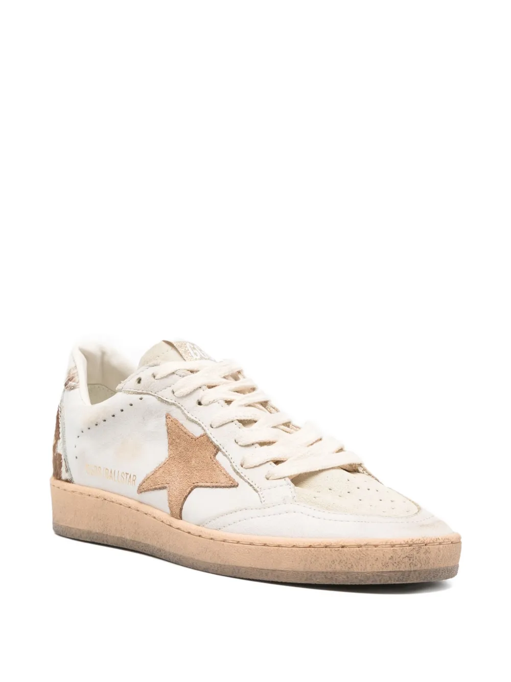 Golden Goose star-patch sneakers White