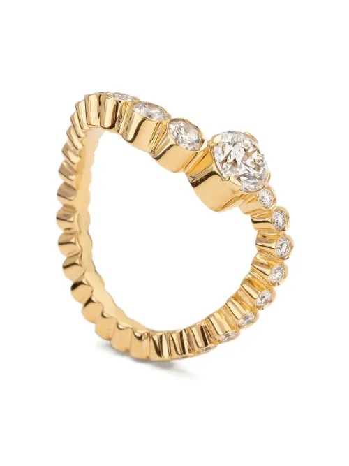 Bague Grand Ocean Sky en jaune 18 ct avec diamants - Sophie Bille Brahe - Modalova