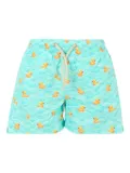 MC2 Saint Barth Kids duck-print swim shorts - Blue