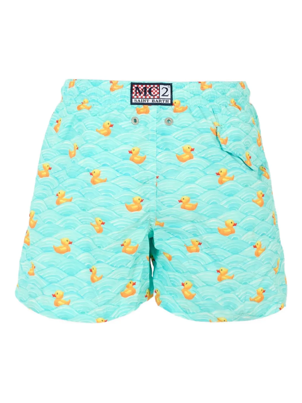 MC2 Saint Barth Kids Zwembroek met print Blauw