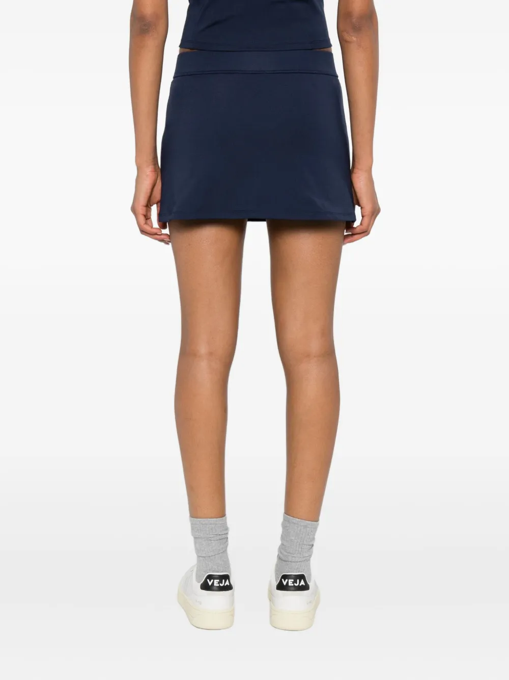 Sporty & Rich x Hotel Eden Rocside gestreepte rok Blauw