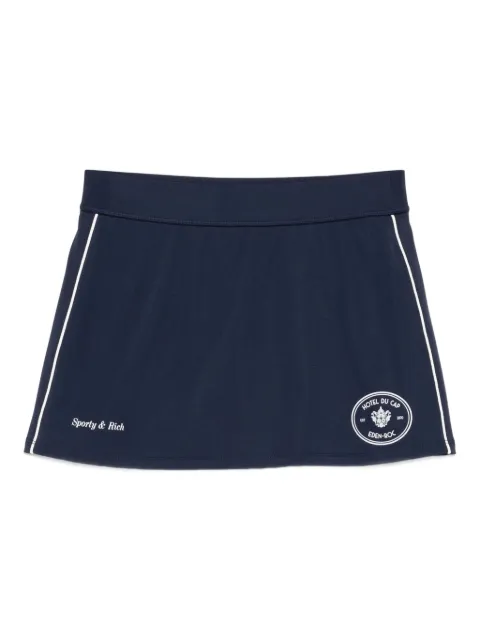 Sporty & Rich x Hotel Eden Rocside-striped skirt