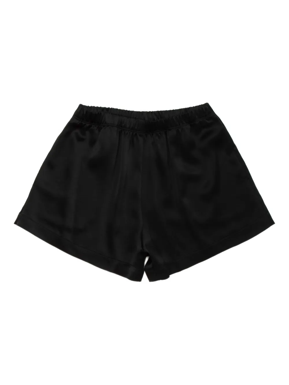 LESET elastic-waist short shorts | Black | Image 1