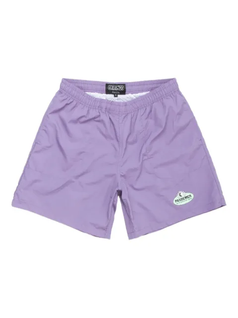 Pas de Mer logo-patch swim shorts