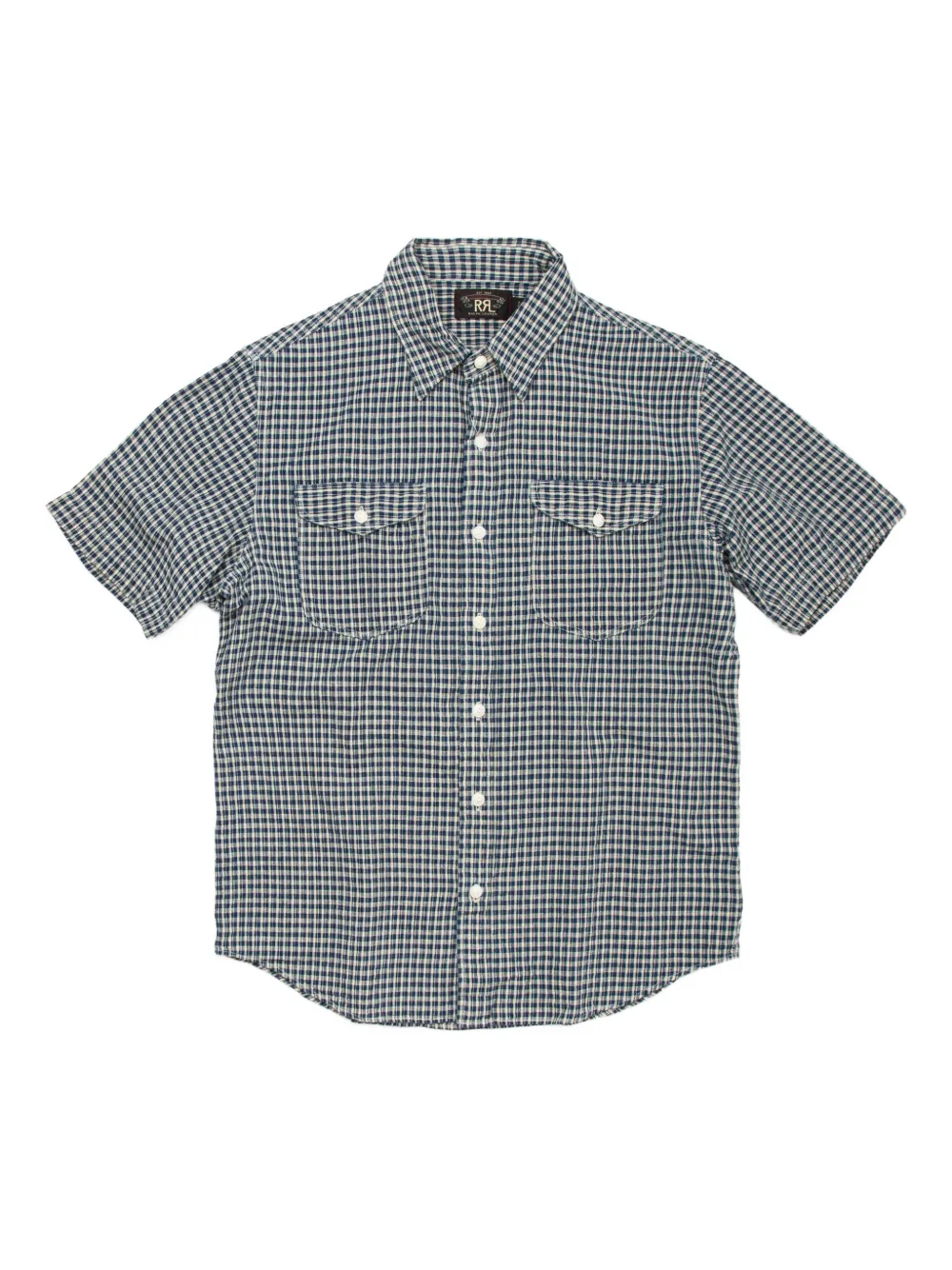 Ralph Lauren RRL Overhemd met gingham ruit Blauw