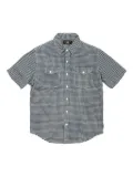 Ralph Lauren RRL gingham-check short-sleeve shirt - Blue