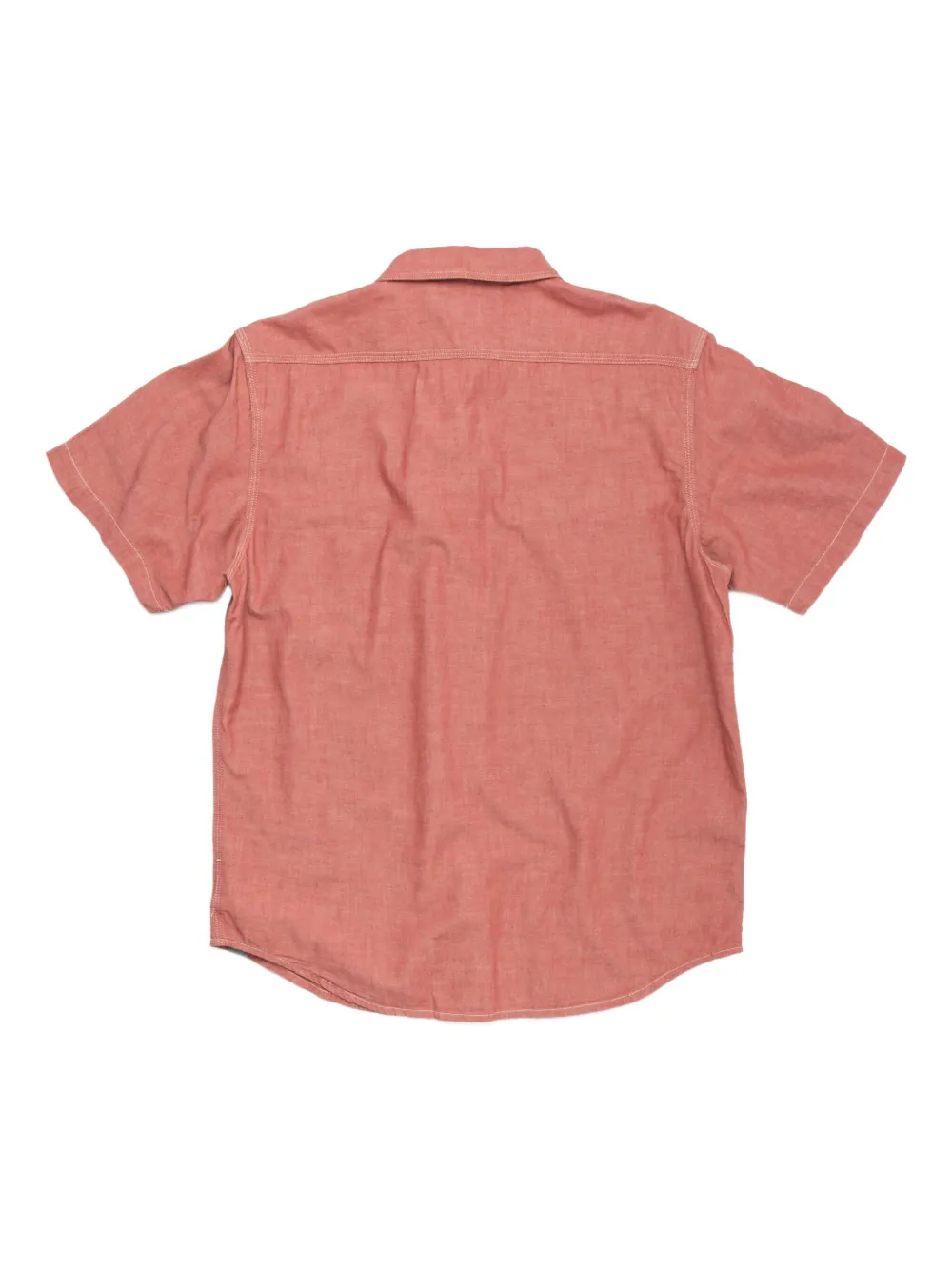 Ralph Lauren RRL short-sleeve chambray shirt - Rood