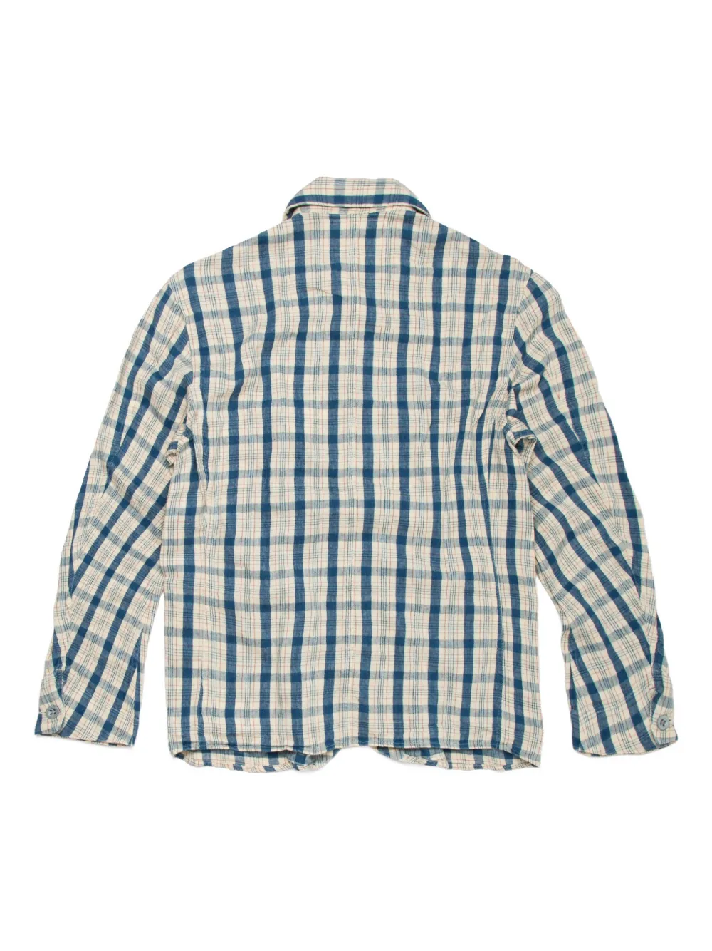 Ralph Lauren RRL Geruit shirtjack Blauw