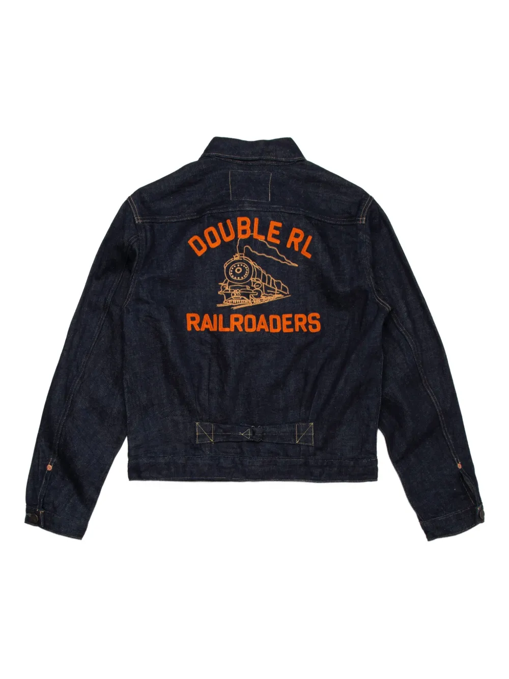 Ralph Lauren RRL Denim jack met patroon Blauw
