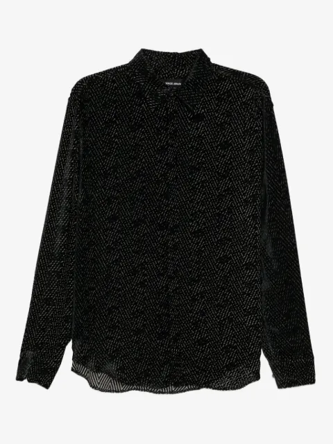 Giorgio Armani geometric-print shirt