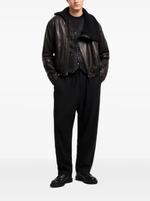 Giorgio Armani レザージャケット メンズ通販 - FARFETCH