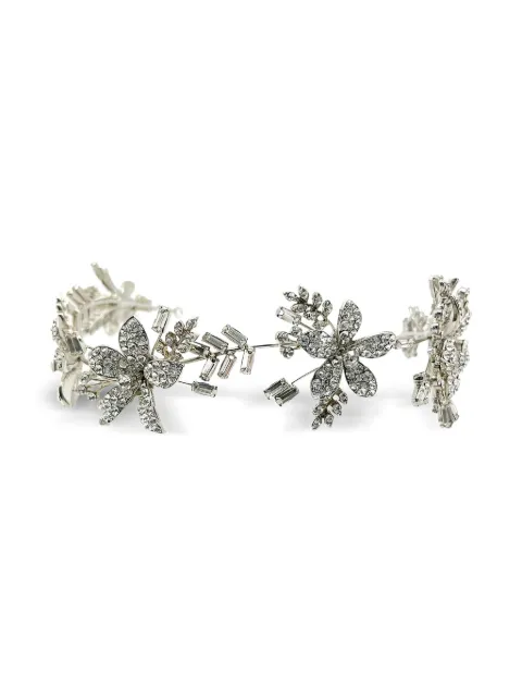 Jennifer Gibson Jewellery 1990s floral crystal tiara