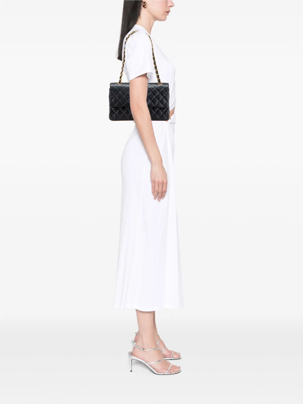CHANEL Pre-Owned 1996-1997 Medium Classic Lambskin Double Flap shoulder bag | Pre-Owned | Image 2