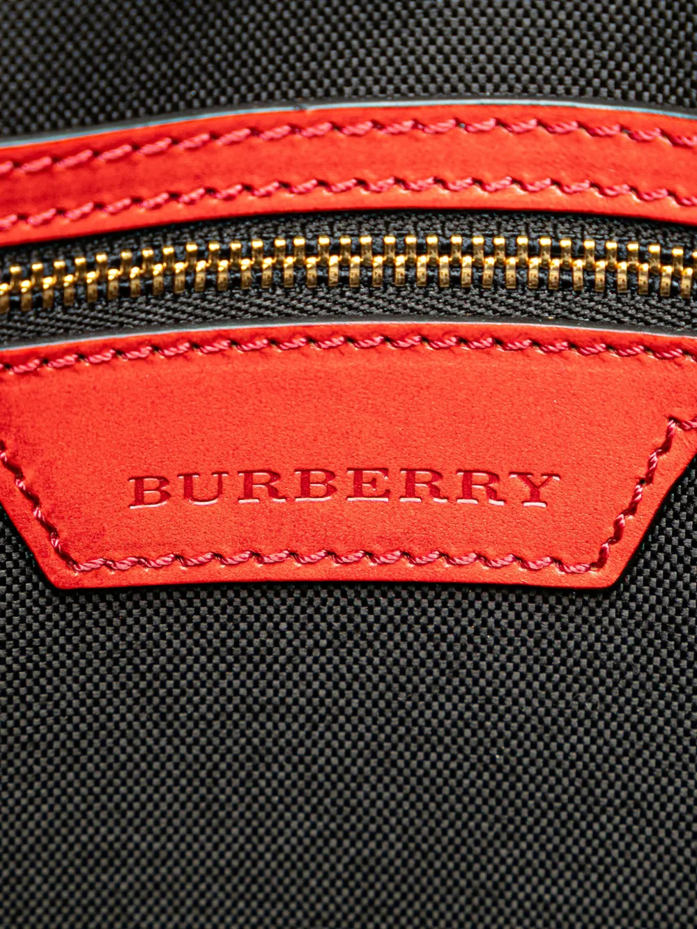 Pre-owned Burberry 2000-2017 Small Haymarket Check Canvas Orchard Bowling Bag Satchel In Orange