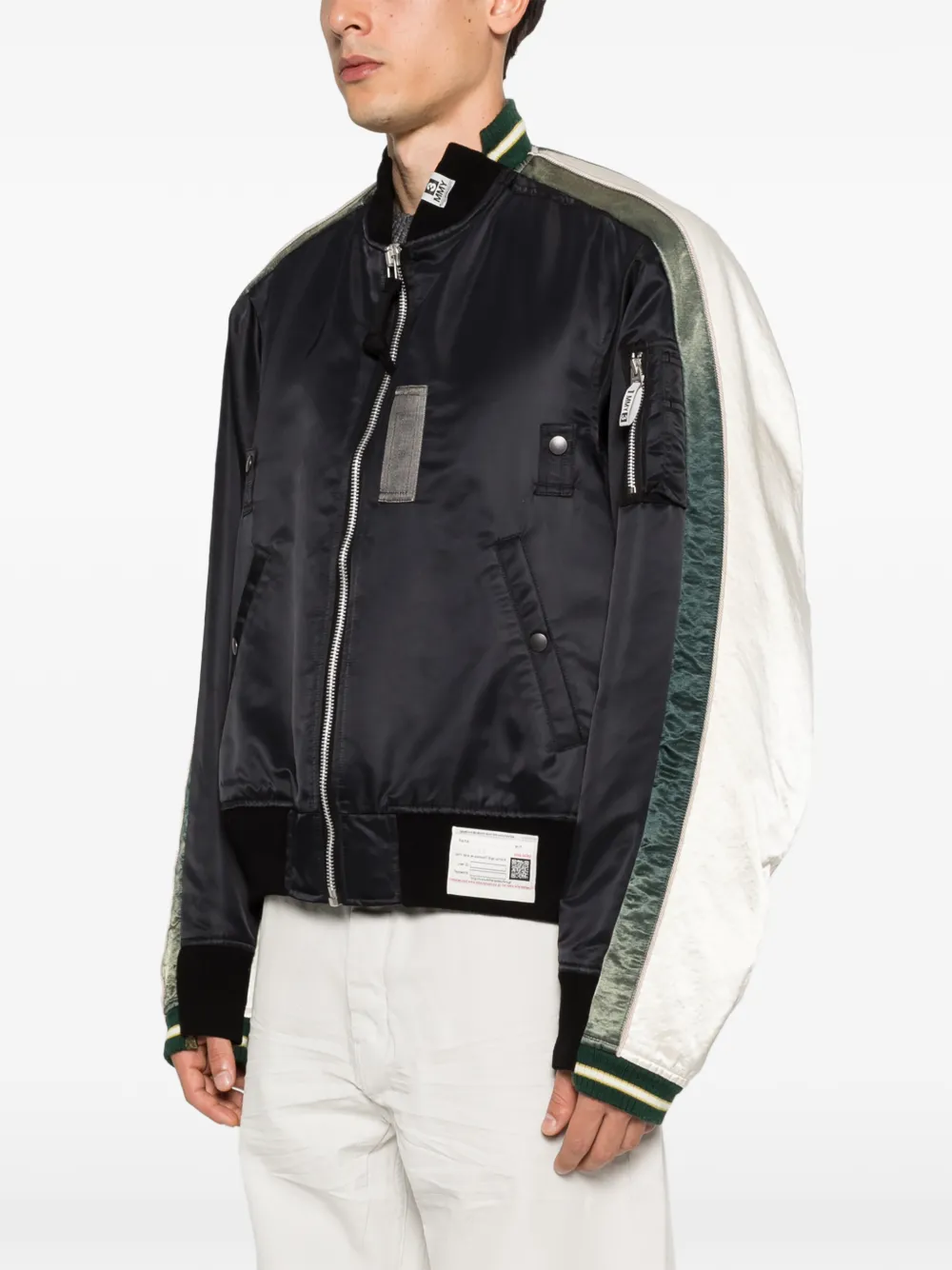 Maison MIHARA YASUHIRO Jack met vlakken Zwart