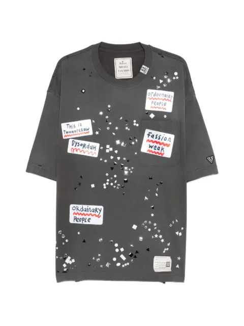 Maison MIHARA YASUHIRO sticker-embellished T-shirt