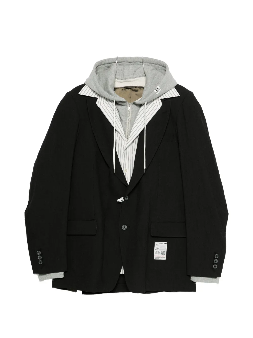 Maison MIHARA YASUHIRO layered blazer - Nero
