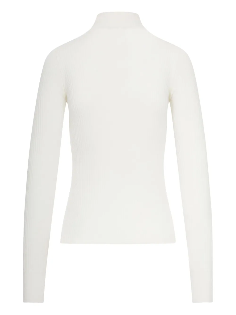 Sportmax Geribbelde coltrui Wit