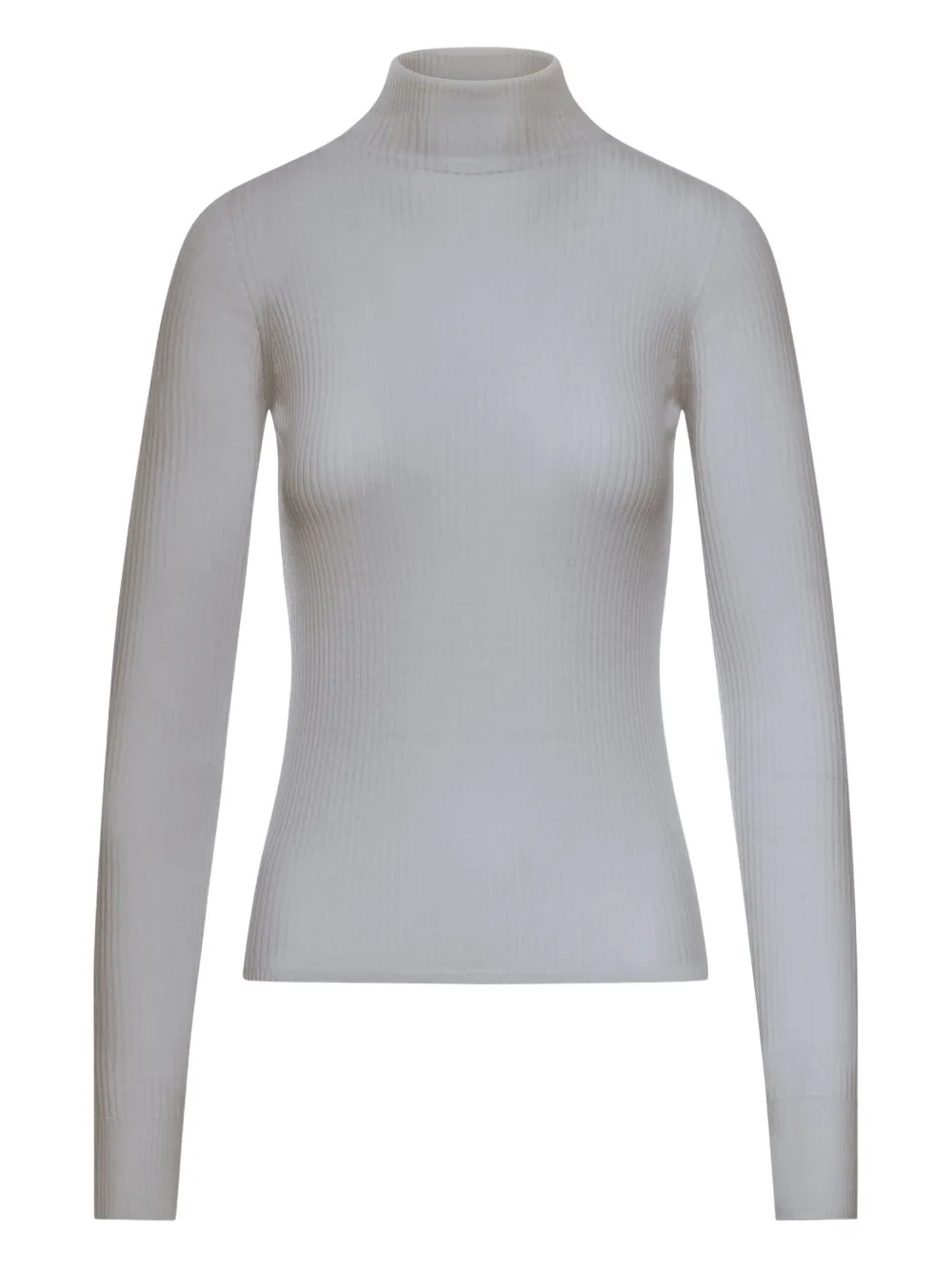 Sportmax Geribbelde sweater Grijs