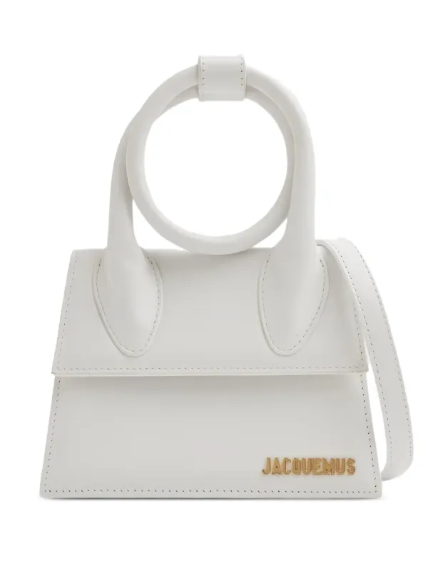 Jacquemus The Knot Chiquito Tote Bag in White