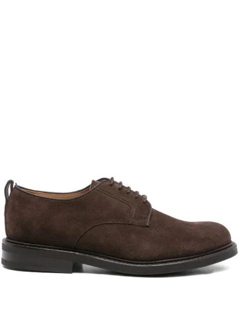 Church's Derby stringate in pelle scamosciata