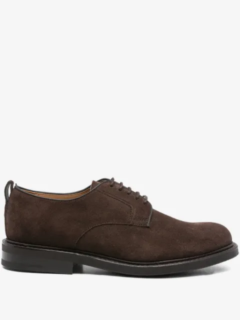Church's zapatos derby de gamuza con agujetas