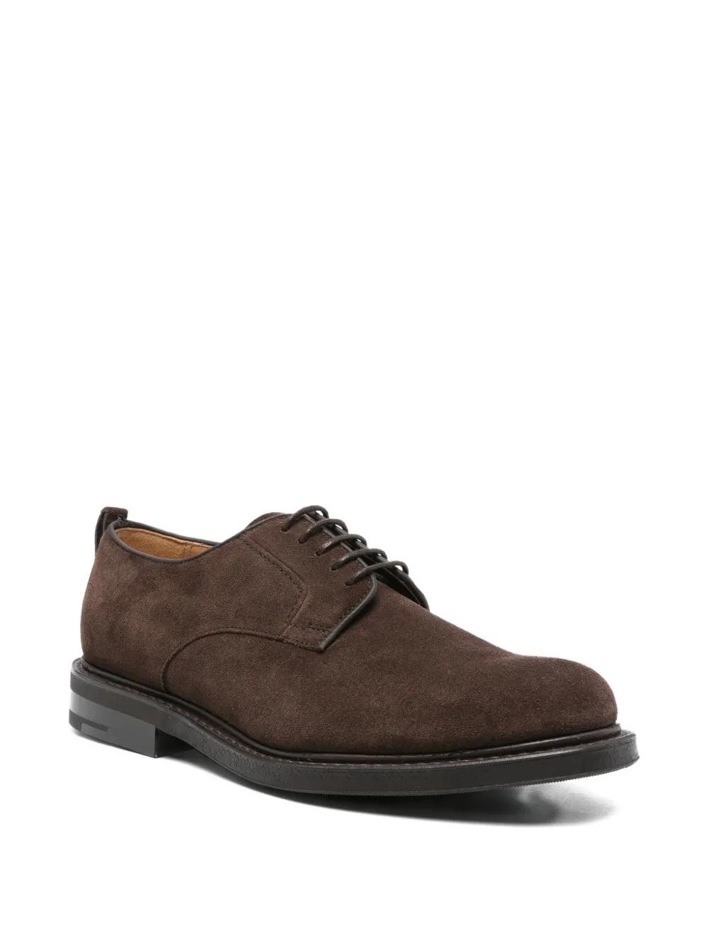 Church's suede derby lace-up shoes Brown