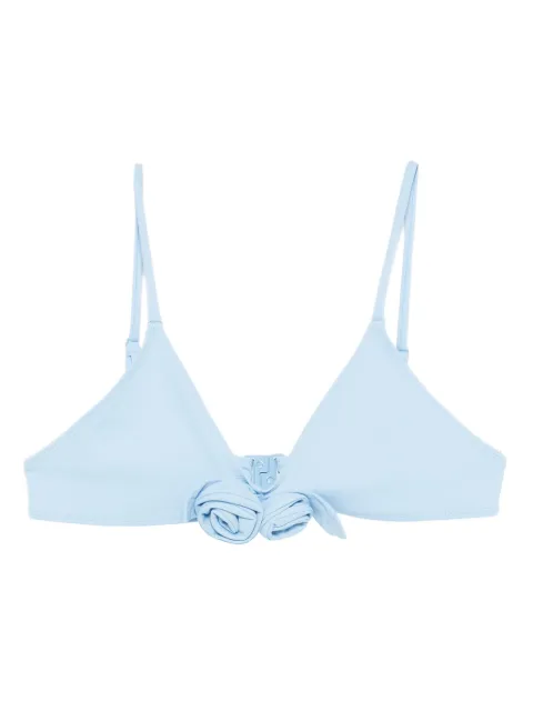 Coperni bow-detail ribbed bikini top