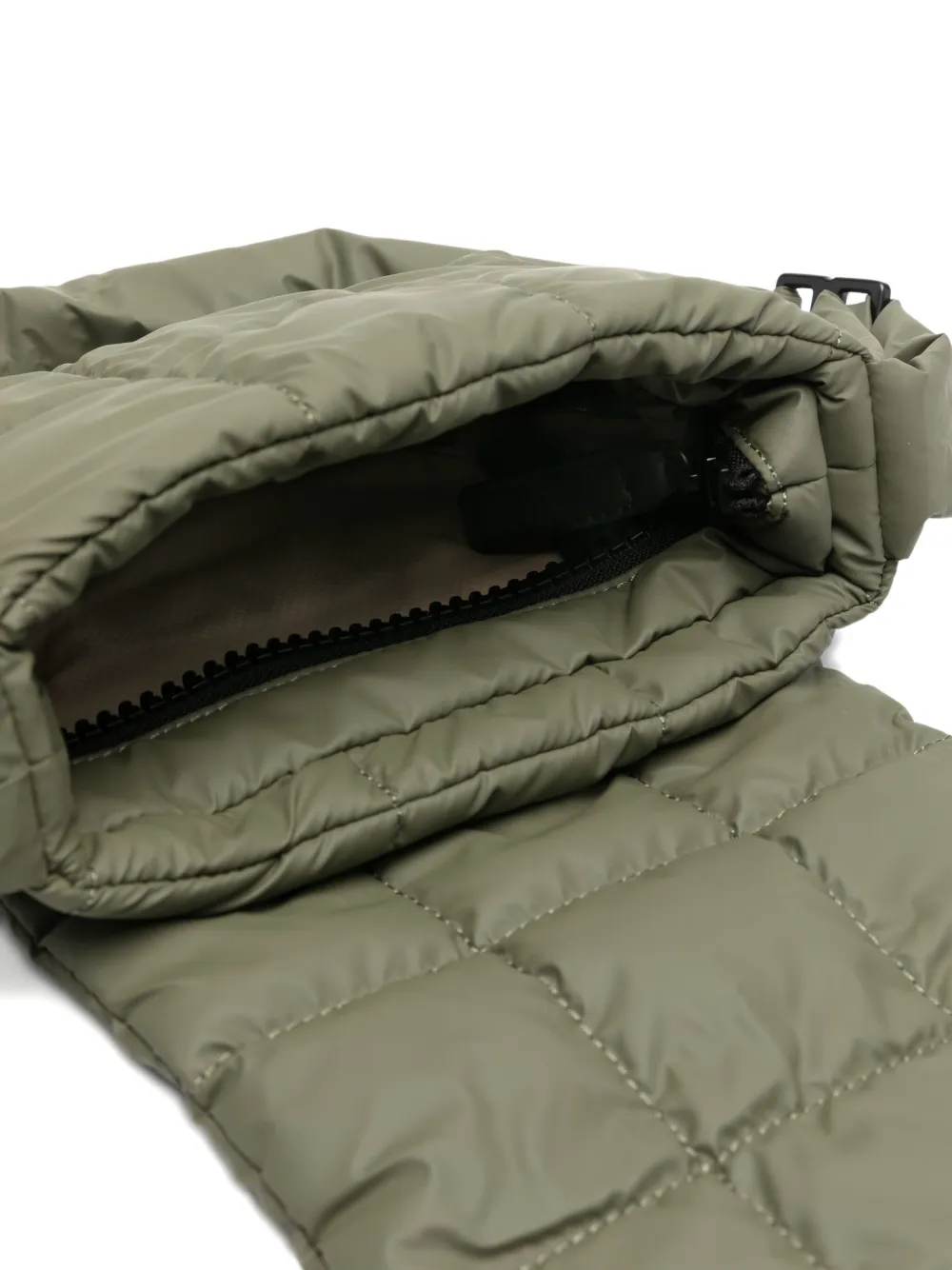 Veecollective Porter Messenger Quilted Shoulder Bag In Green