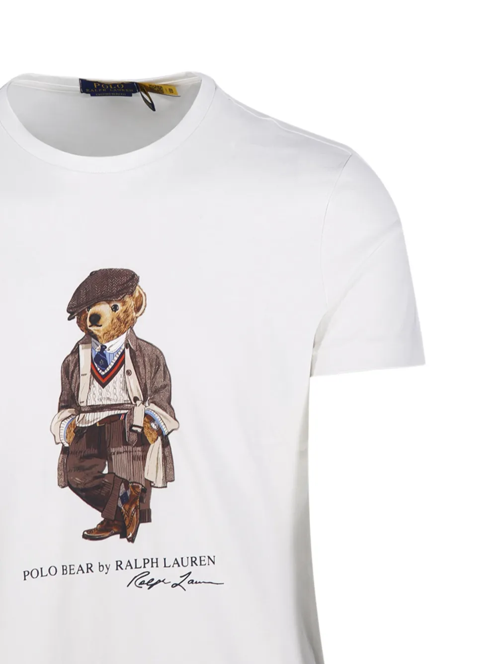 Ralph Lauren Collection T-shirt met Polo Bear-print Wit