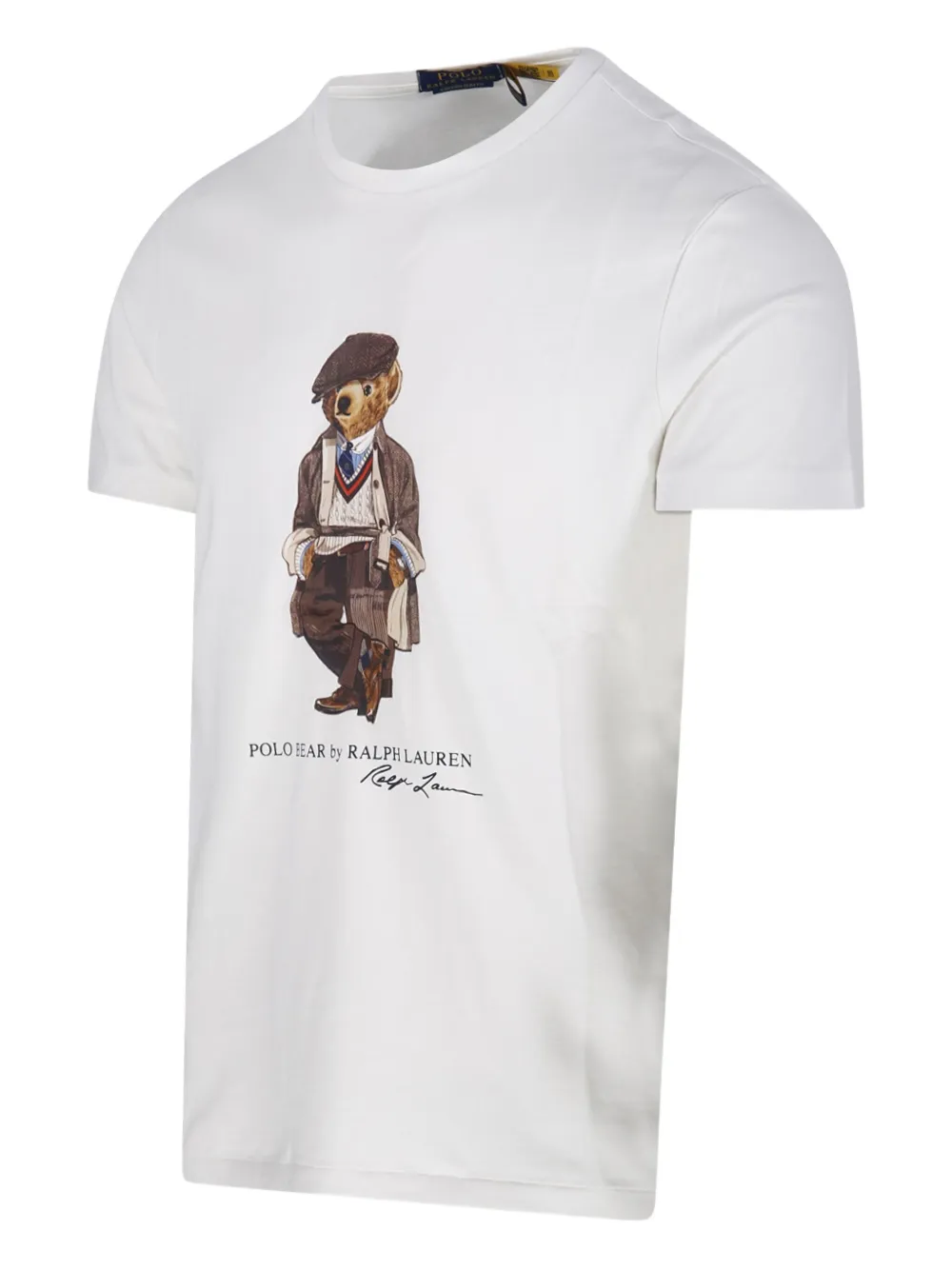 Ralph Lauren Collection T-shirt met Polo Bear-print Wit