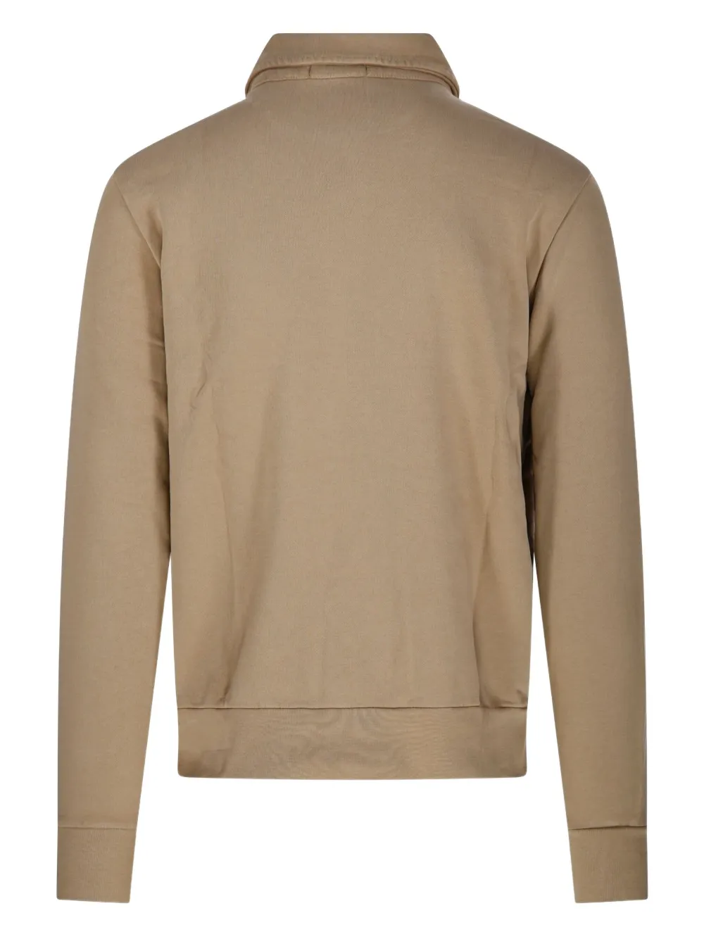 Ralph Lauren Collection half-zip kangaroo-pocket polo shirt - Beige