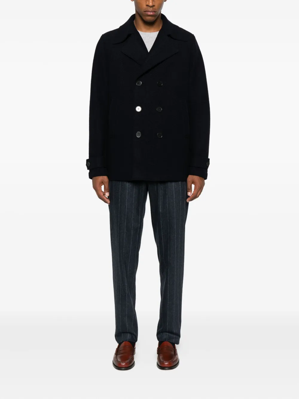 Harris Wharf London double-breasted wool jacket | Suit & Dinner Jackets | Image 2