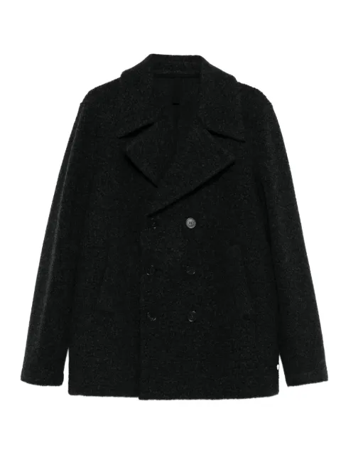 Harris Wharf London double-breasted wool peacoat