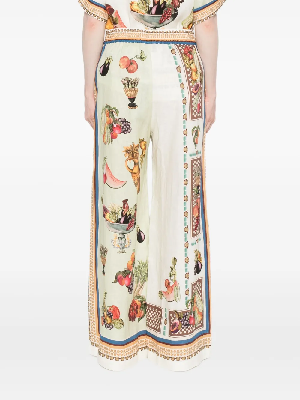 ALEMAIS Broek met trekkoord Beige