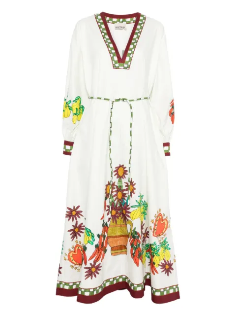 ALEMAIS Vestido Katerina com gola V