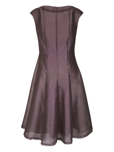 Talbot Runhof boat-neck mini dress