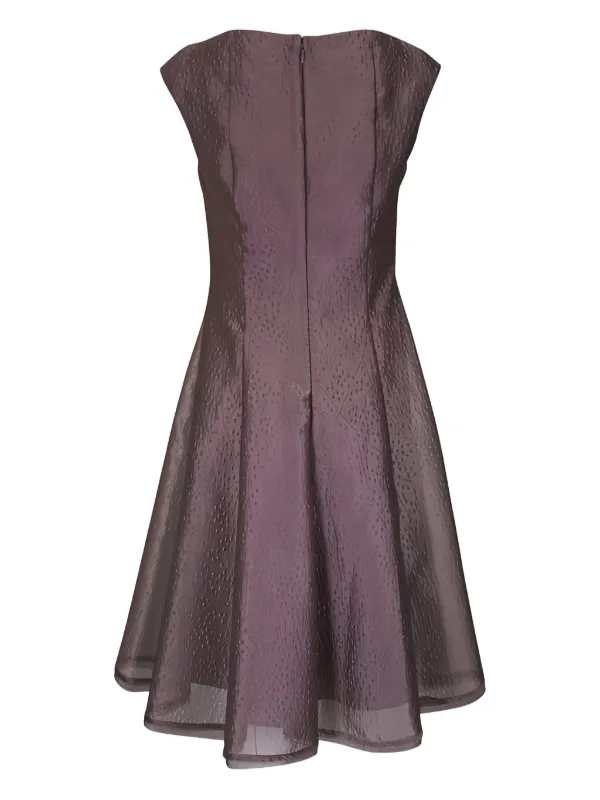 Talbot Runhof boat-neck Mini Dress | Purple | FARFETCH Talbot Runhof boat-neck Mini Dress | Purple | FARFETCH