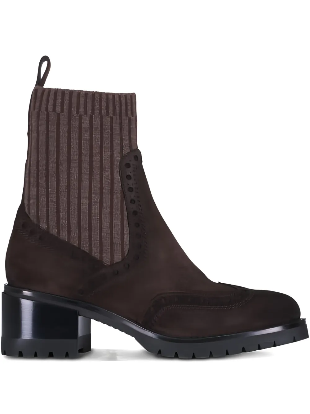 Santoni Ferret round-toe boots Bruin