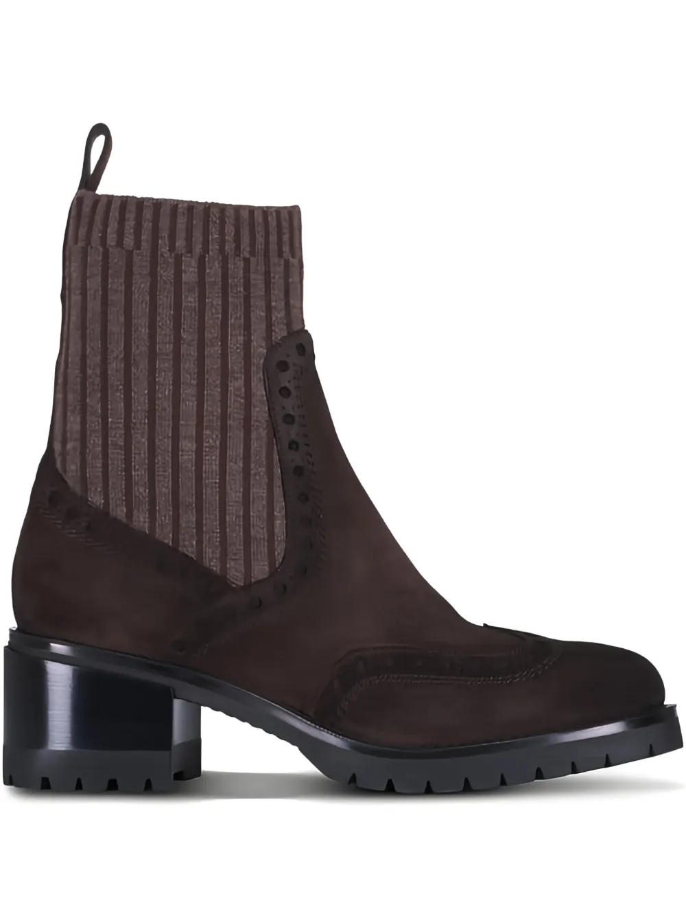 Santoni Ferret round-toe boots - Marrone