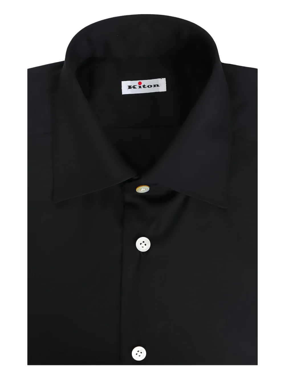 Kiton cotton button shirt - Nero
