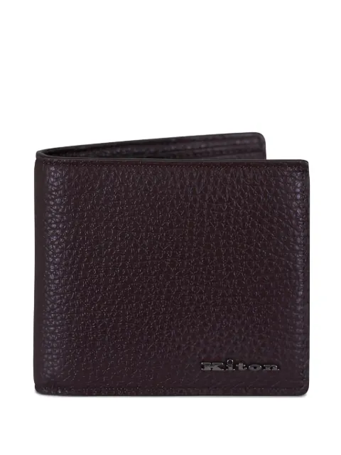 Kiton pebbled texture wallet