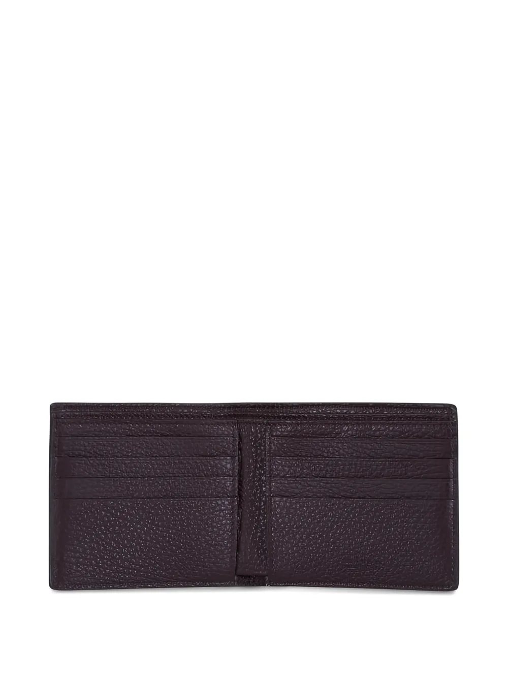  Kiton Pebbled Texture Wallet - Brown 
